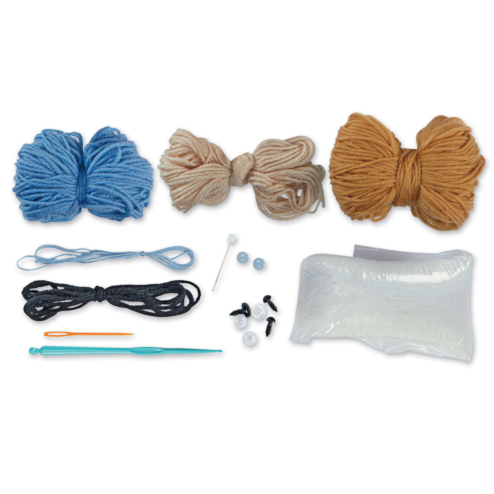 6 Pack: Intermediate Bear Amigurumi Crochet Kit by Loops & Threads®
